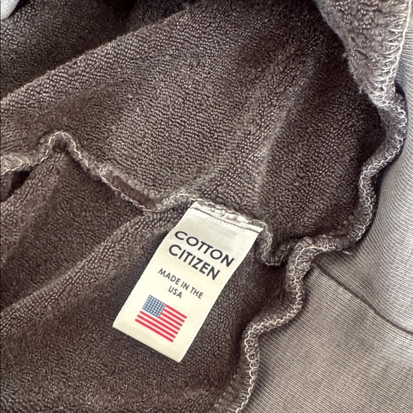 Cotton Citizen Charcoal and Slate Pullover Hoodie Size Small - Picture 9 of 12